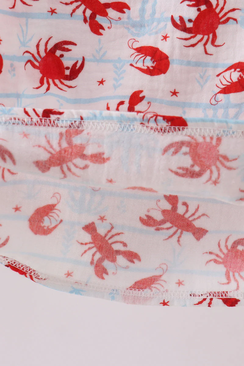 Lobster print muslin top - Image 4