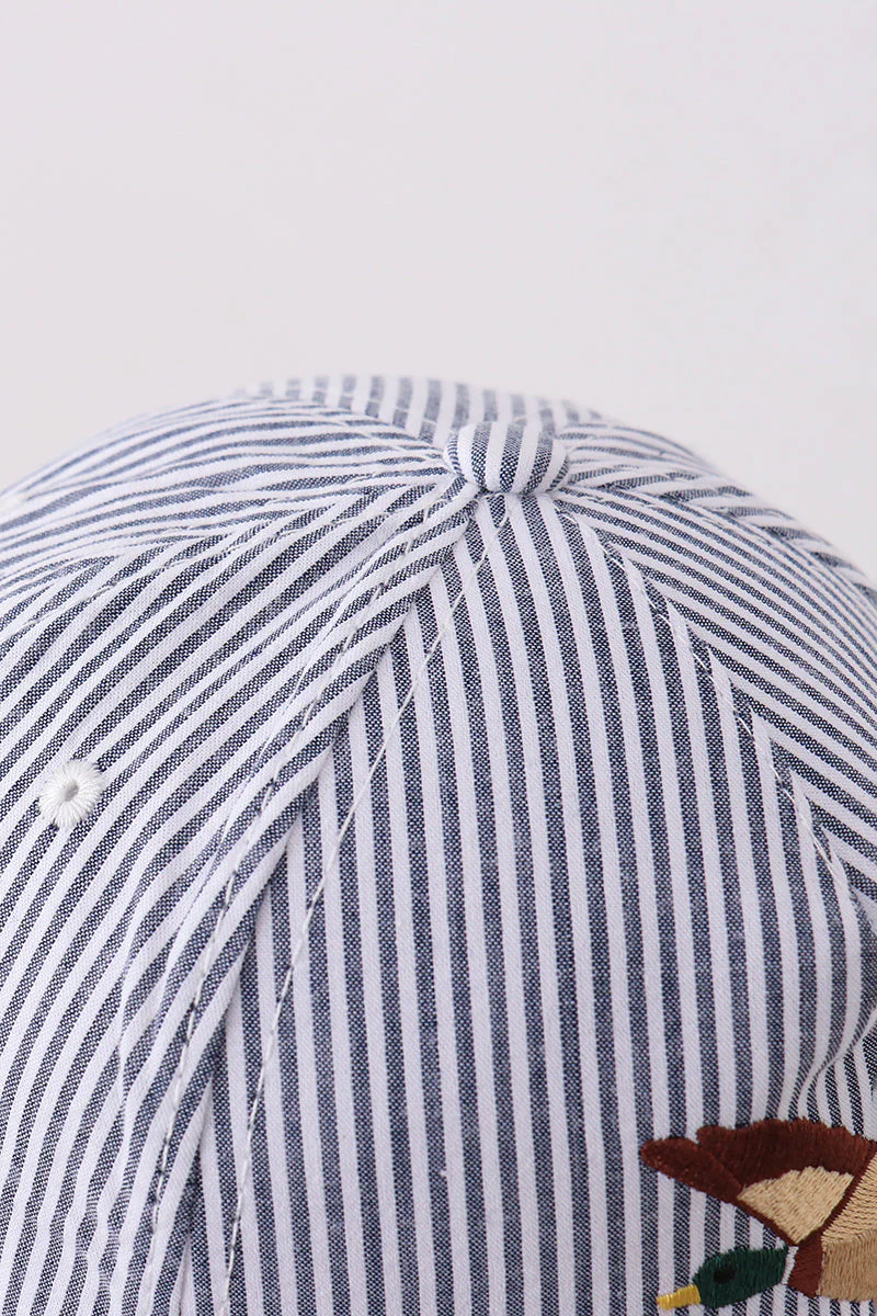 Mallard Embroidered Seersucker Cap - Image 3