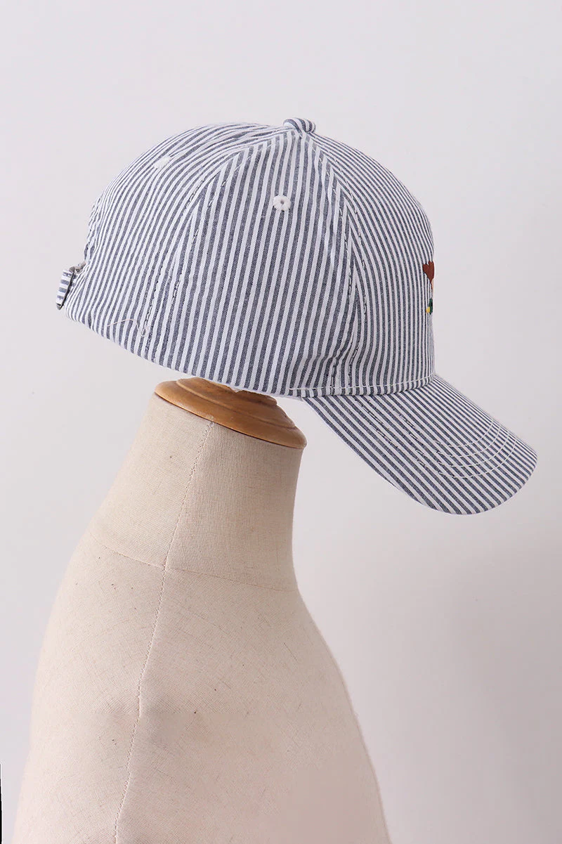 Mallard Embroidered Seersucker Cap - Image 4