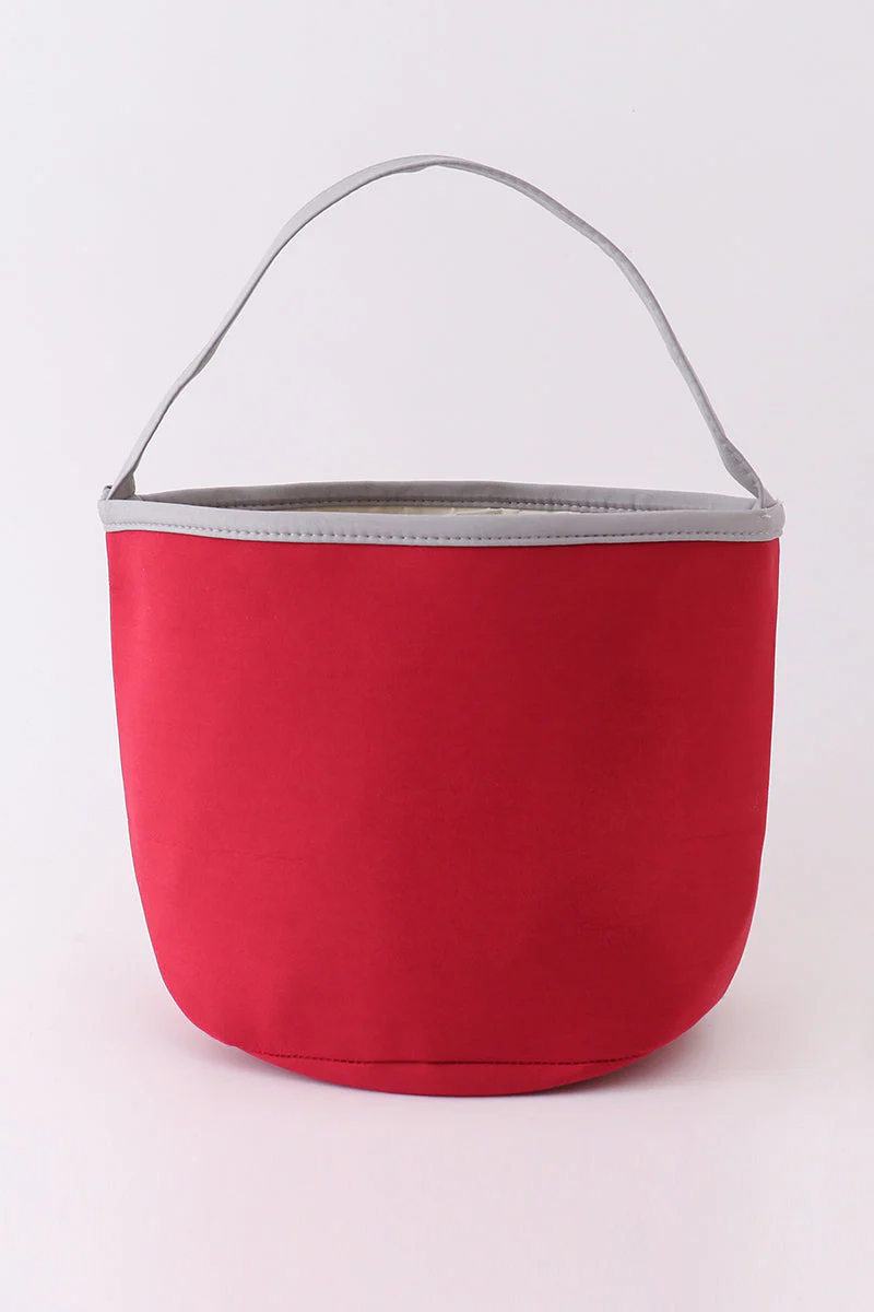 Maroon elephant print bucket - Image 5