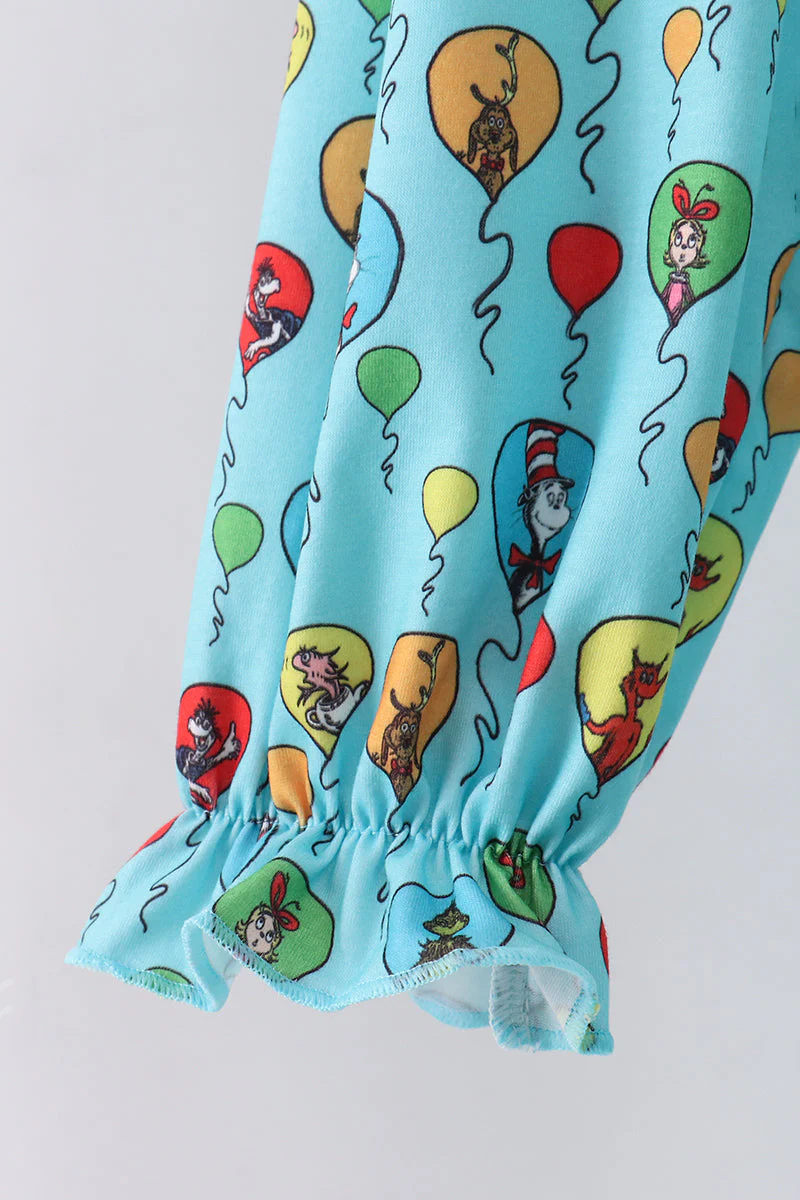 Mint Dr. Seuss print women dress - Image 4