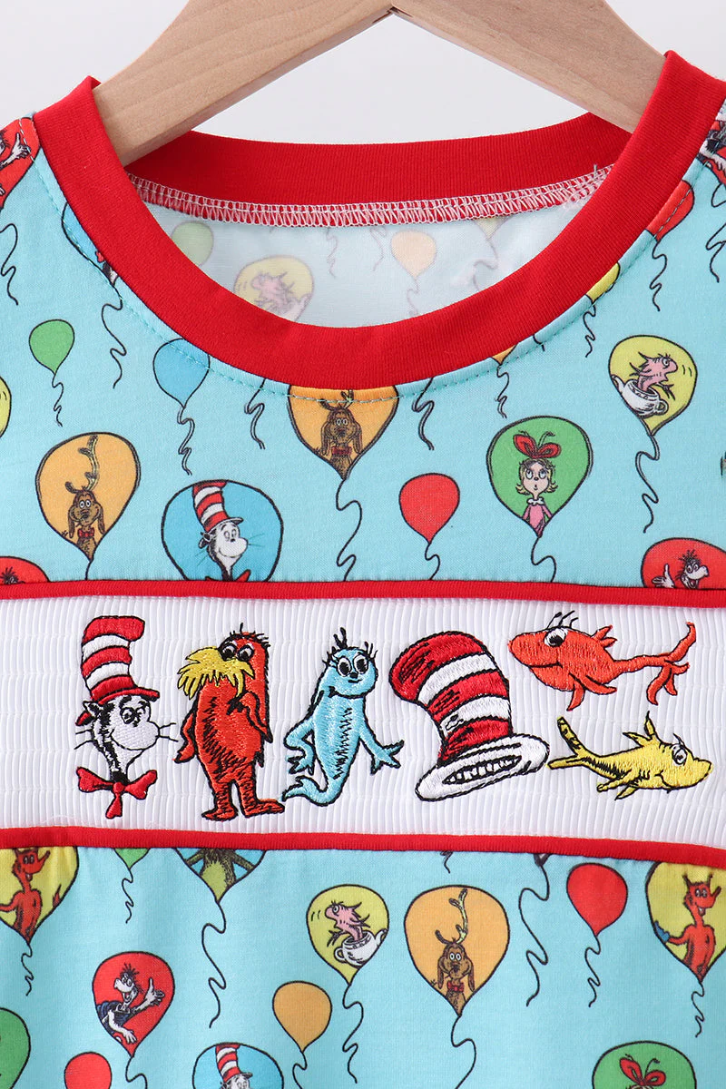 Mint Dr. Seuss smocked top - Image 2