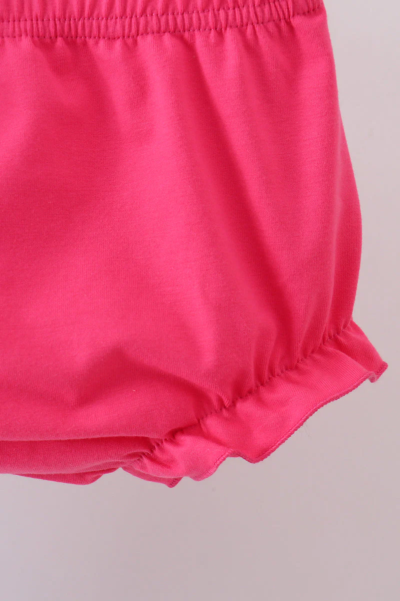 Mint island bloom ruffle bloomer set - Image 2