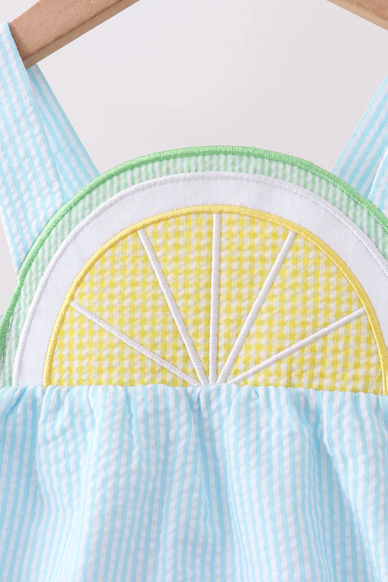 Mint lemon ruffle bubble - Image 2