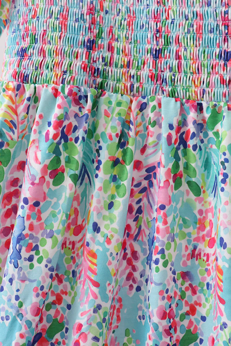 Mint Lilly Smocked Women Dress - Image 4