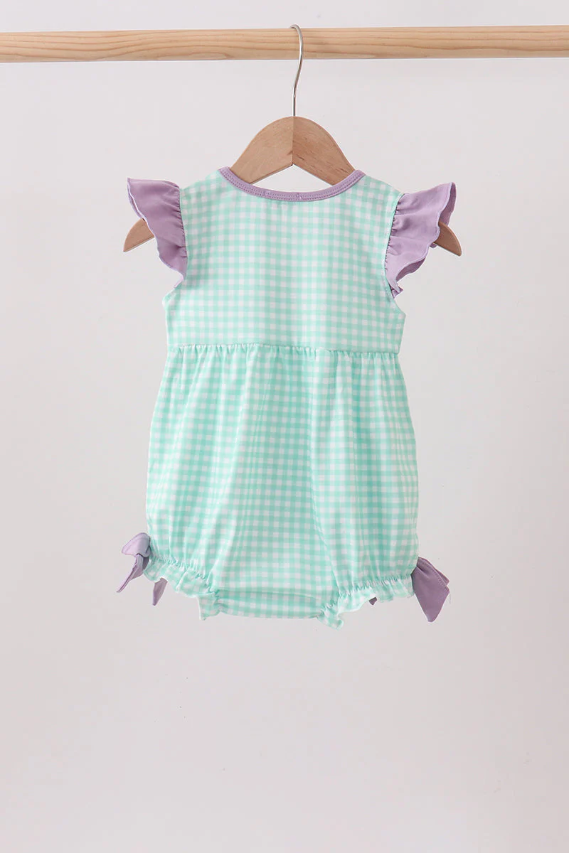 Mint Puppy Plaid Embroidered Bubble - Image 5