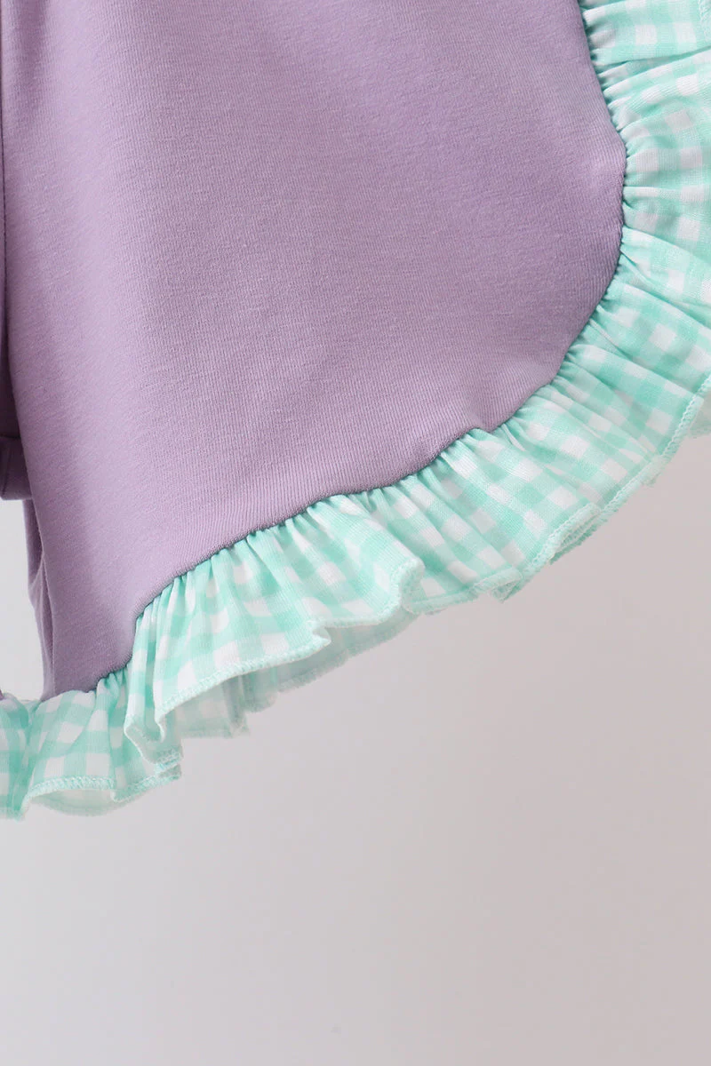 Mint Puppy Plaid Embroidered Set - Image 5