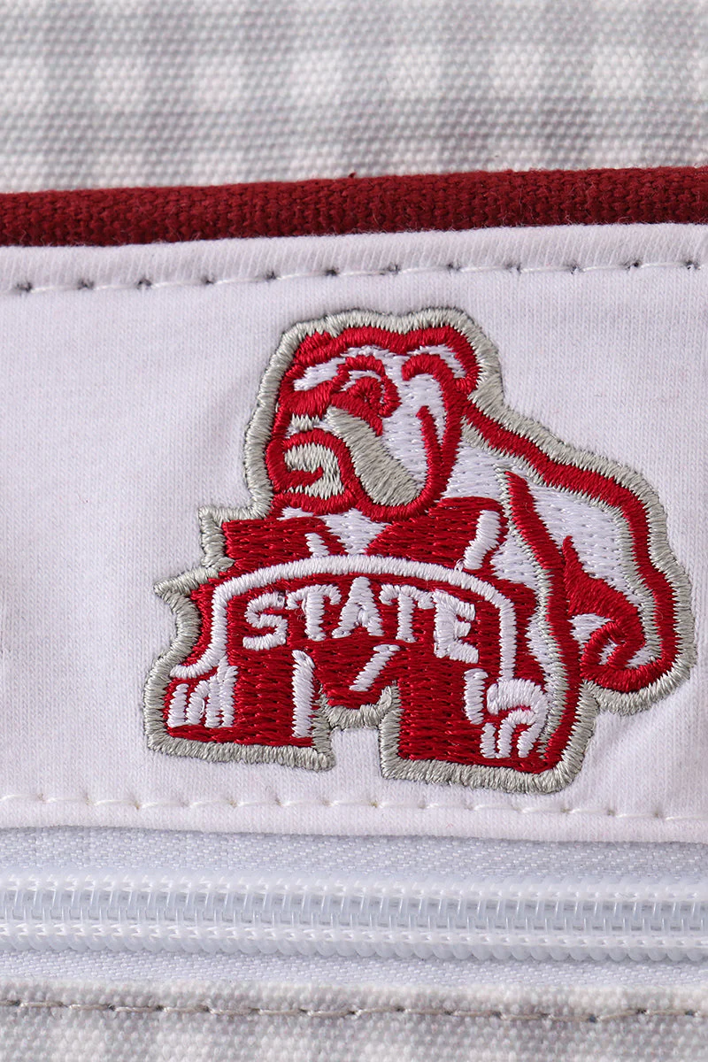 Mississippi state bulldogs embroidery girl backpack - Image 2