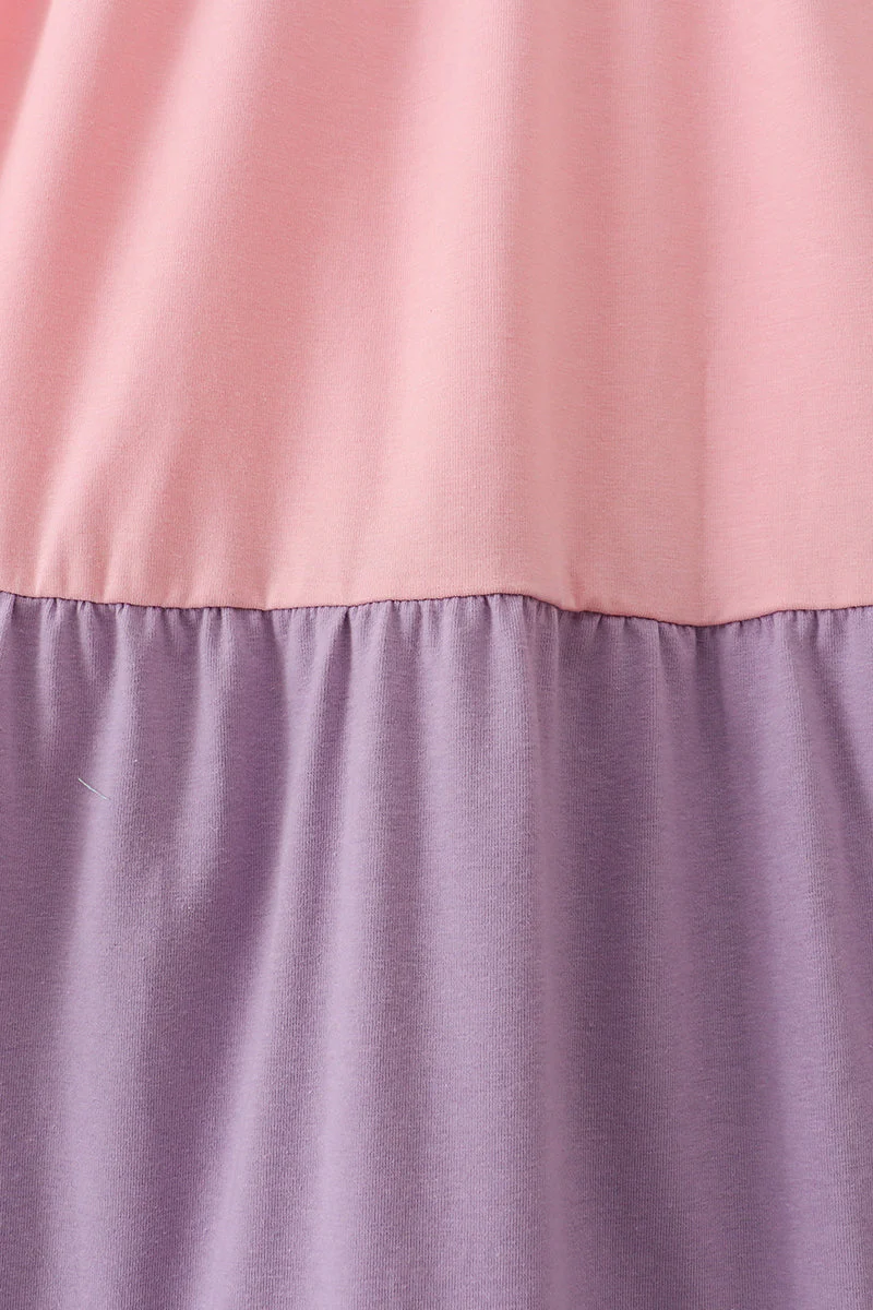 Multicolored tiered smocked mom&me dress - Image 3