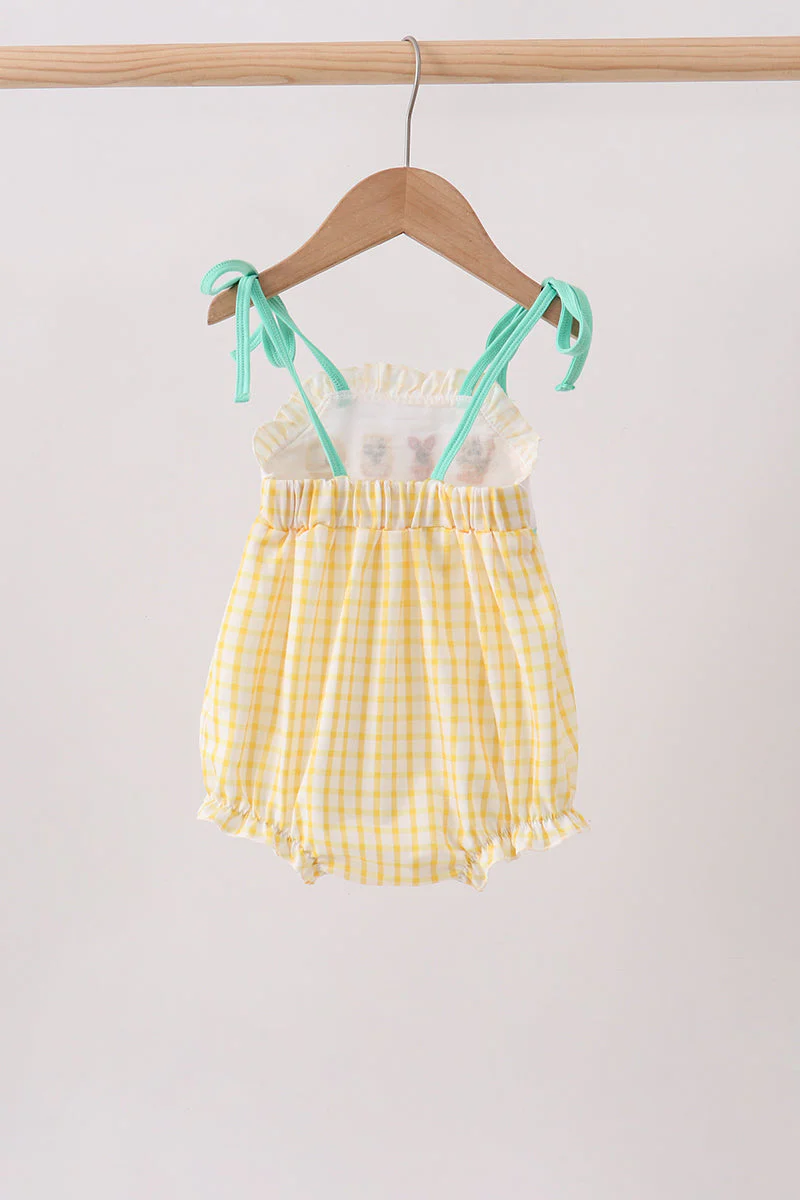 Mustard Honey Bear Embroidered Bubble - Image 5