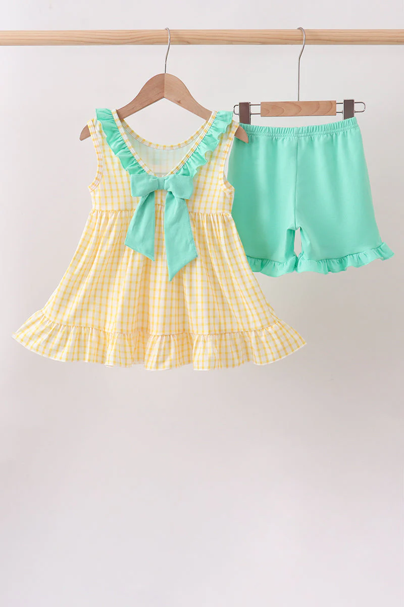 Mustard Honey Bear Embroidered Set - Image 5