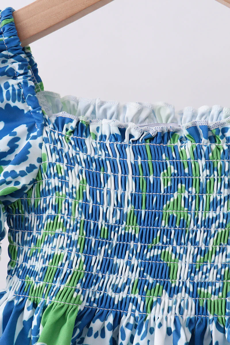 Ocean garden splash ruffle 2pc set - Image 2