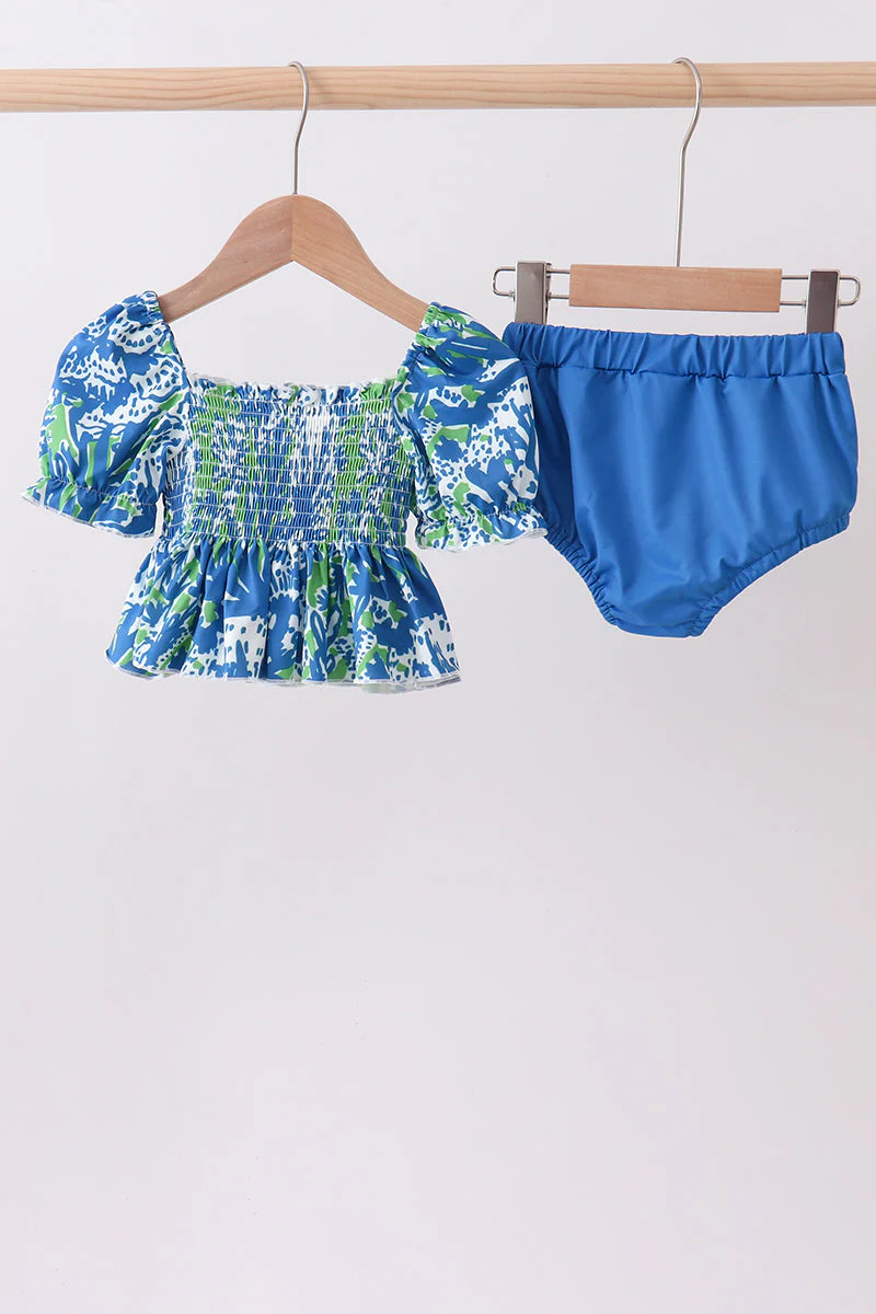Ocean garden splash ruffle 2pc set - Image 5