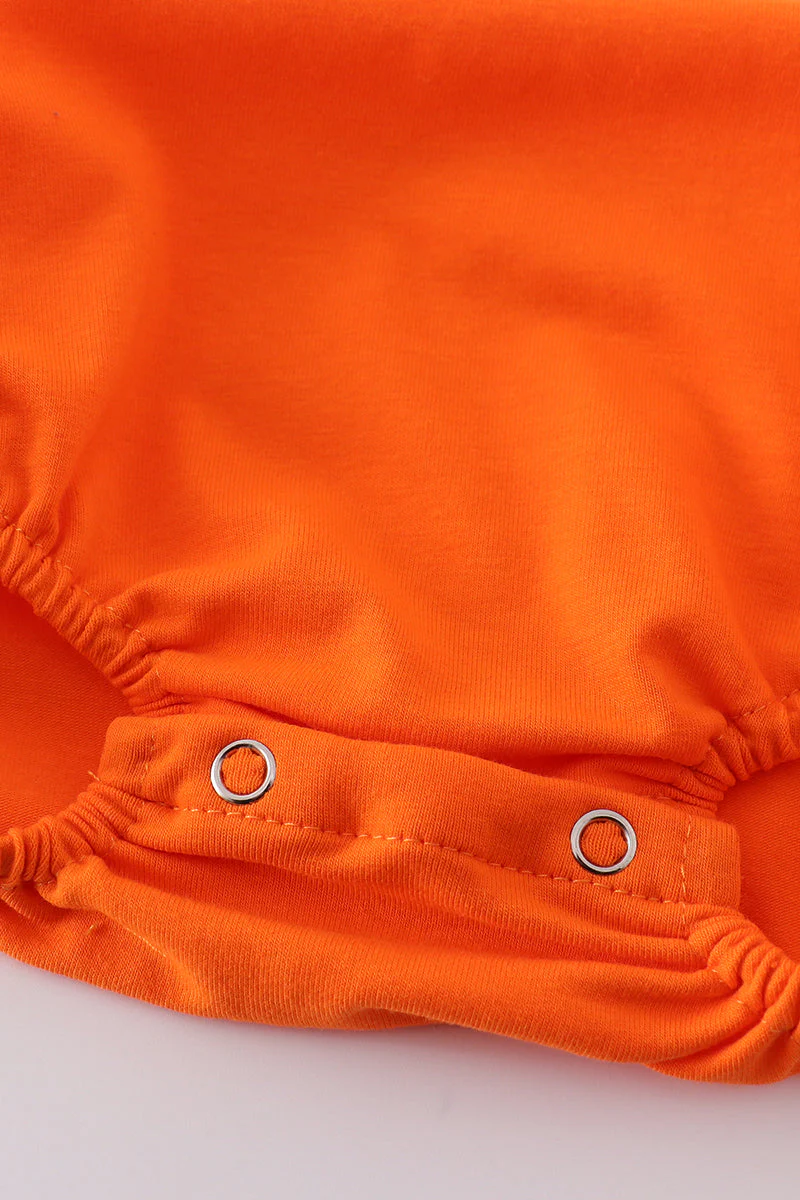 Orange clemson embroidery boy bubble - Image 4