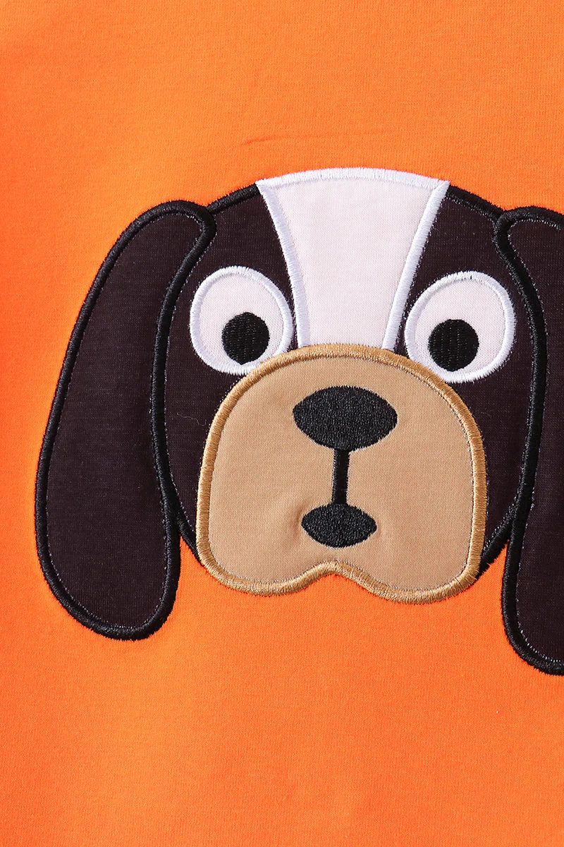 Orange Tennessee Dog Appliqué Set - Image 2