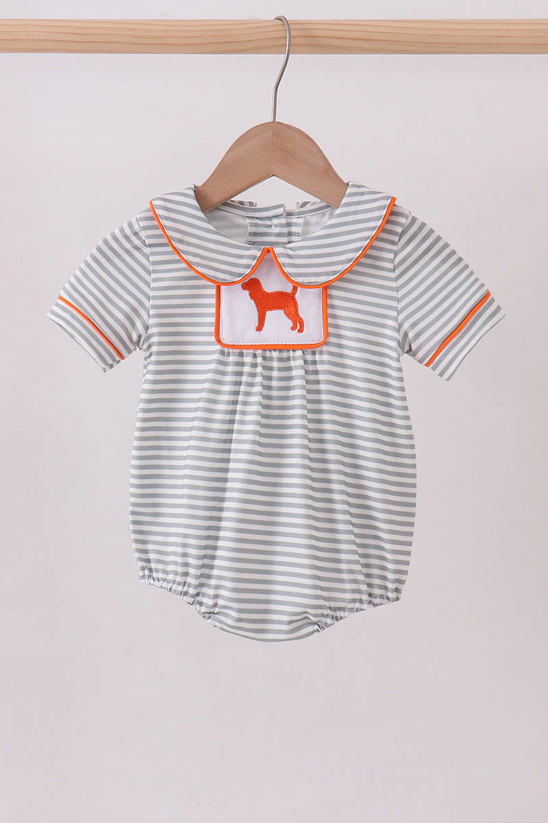 Orange Tennessee embroidery stripe bubble