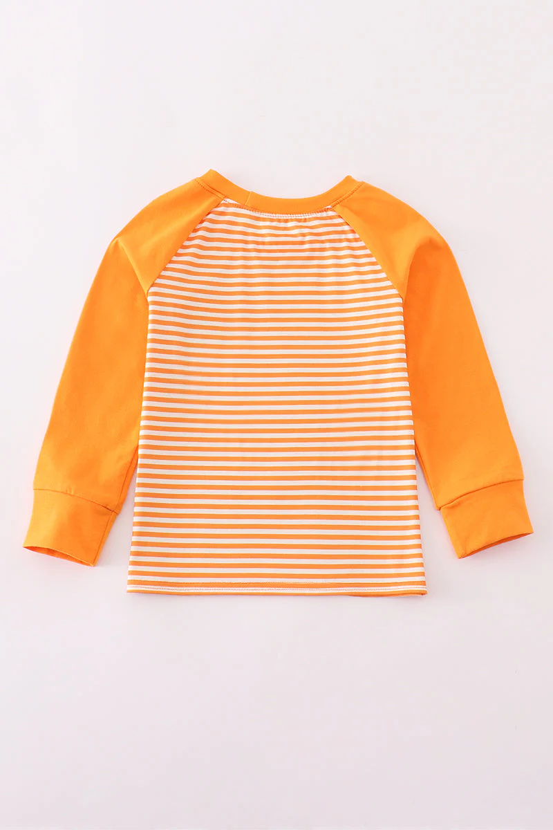 Orange Tennessee go vols applique stripe top - Image 4
