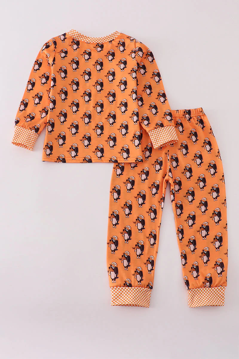 Orange Tennessee go vols print pajamas pants set - Image 5