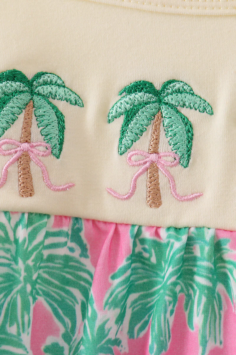 Palm Tree Embroidered Bubble - Image 2