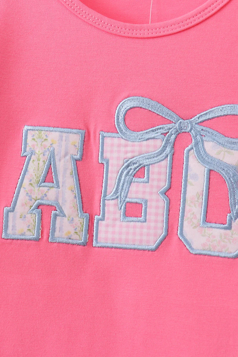Pink ABC Appliqué Set - Image 2
