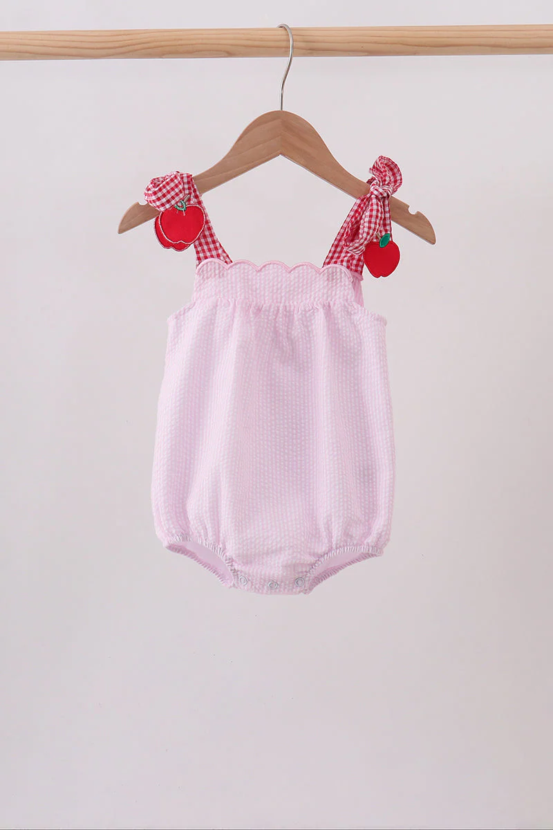 Pink Apple Gingham Bubble