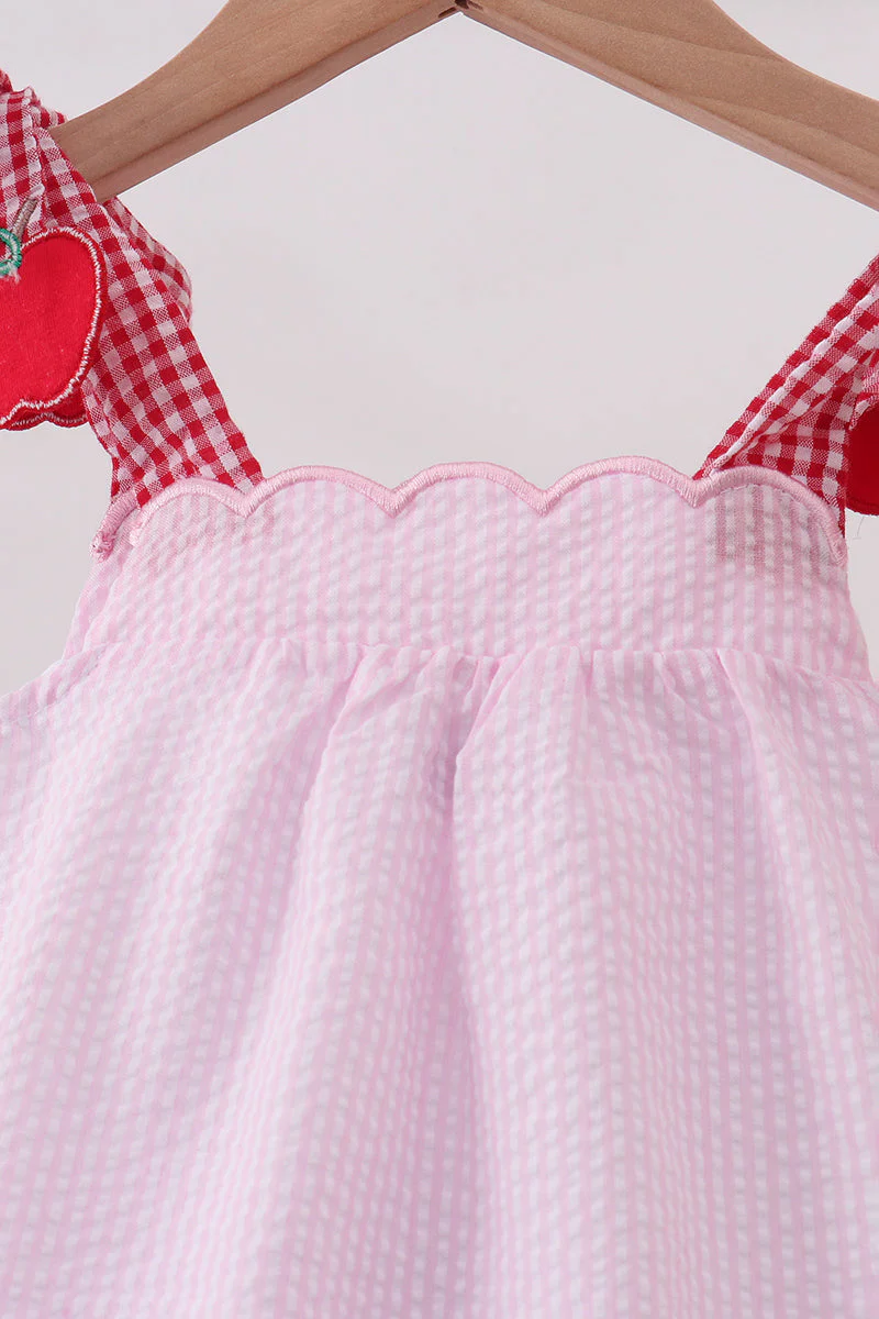 Pink Apple Gingham Bubble - Image 4