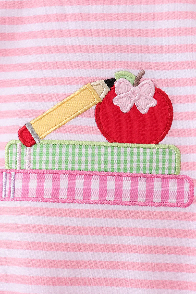 Pink Apple Pencil Embroidery Bubble - Image 2