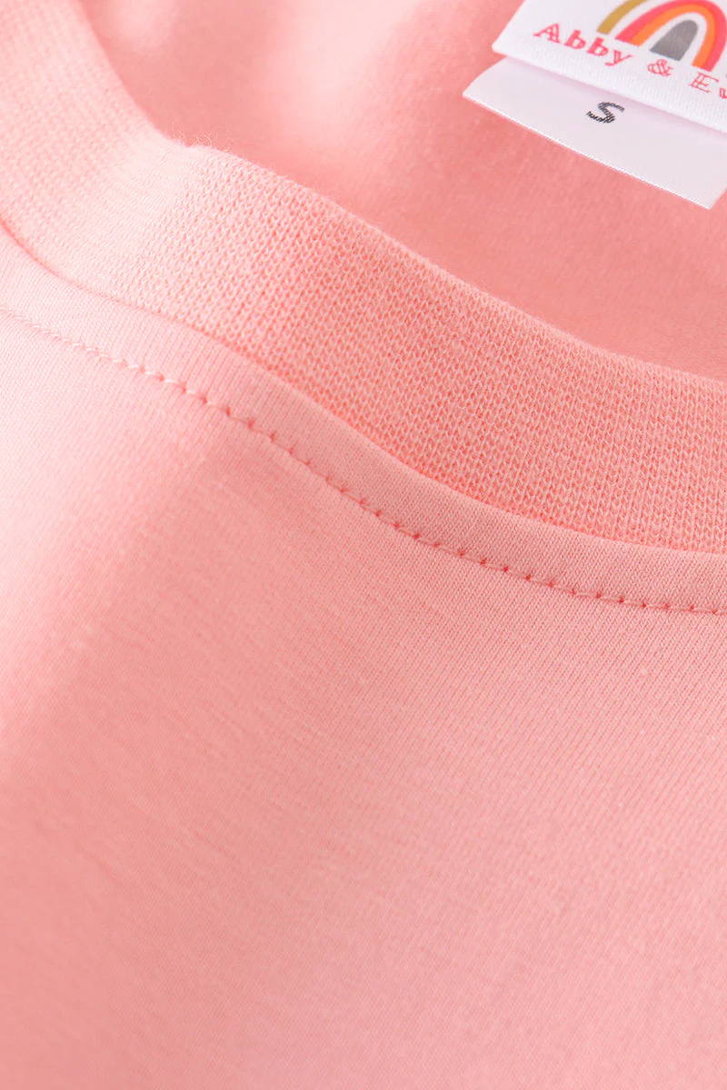 Pink blank basic t-shirt Adult Kids and baby bubble - Image 14