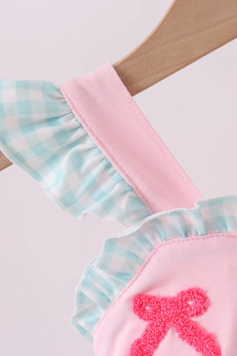 Pink Bow French Knot Bow Bubble - Image 2