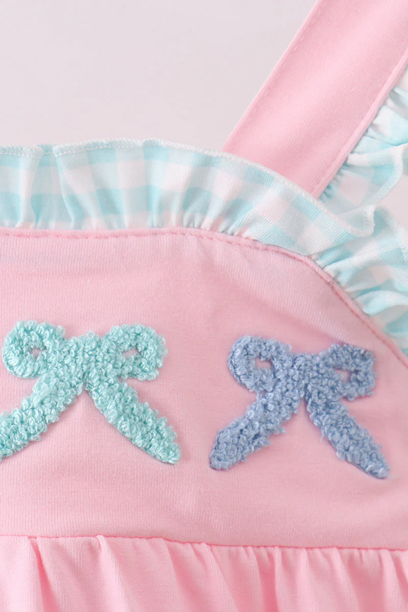 Pink Bow French Knot Bow Bubble - Image 4