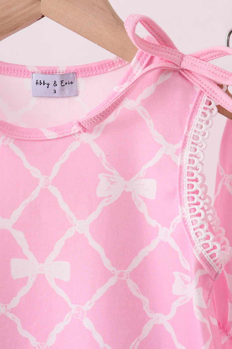 Pink Bow Bloomer Set - Image 2