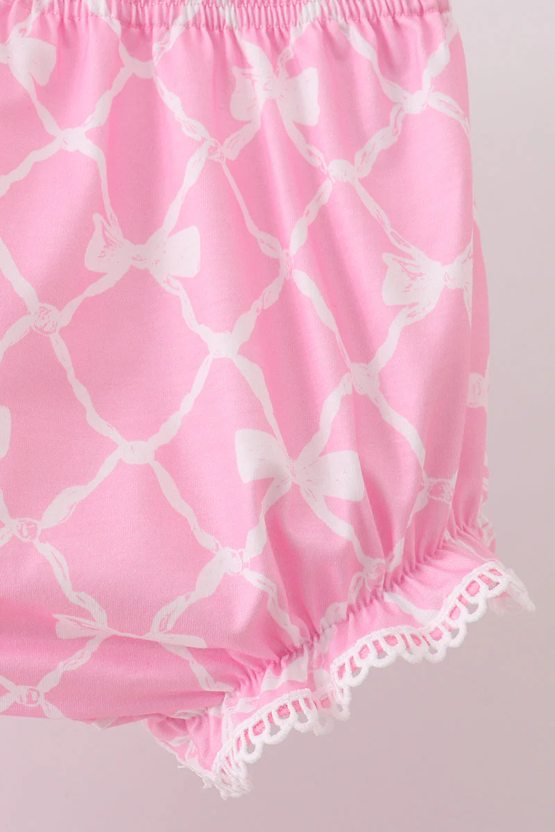 Pink Bow Bloomer Set - Image 3