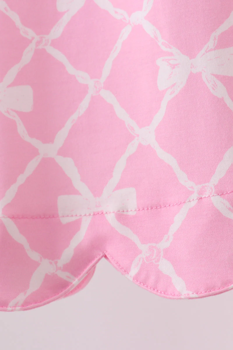 Pink Bow Bloomer Set - Image 4