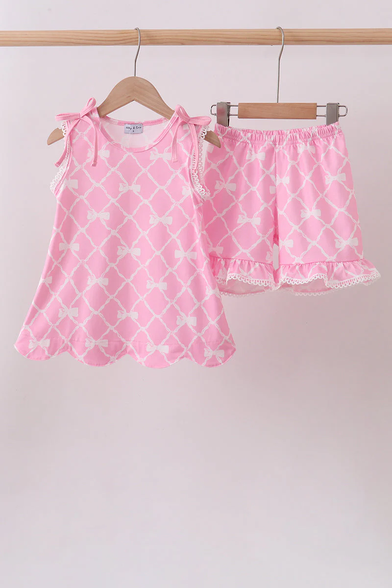 Pink Bow Set
