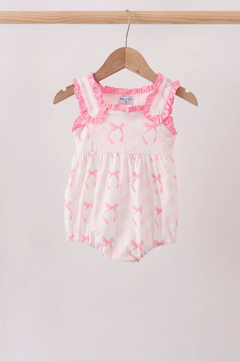 Pink Bow Print Bubble