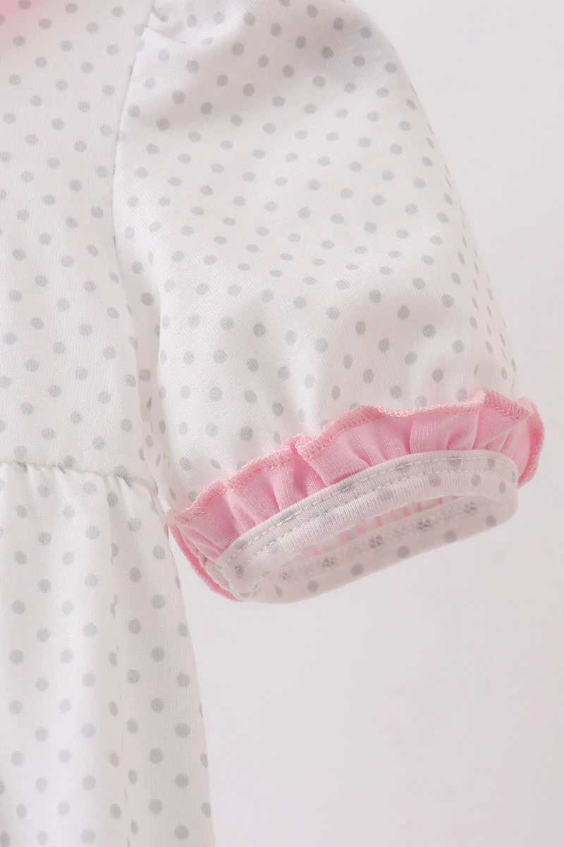 Pink Bow Ruffle Bubble - Image 3
