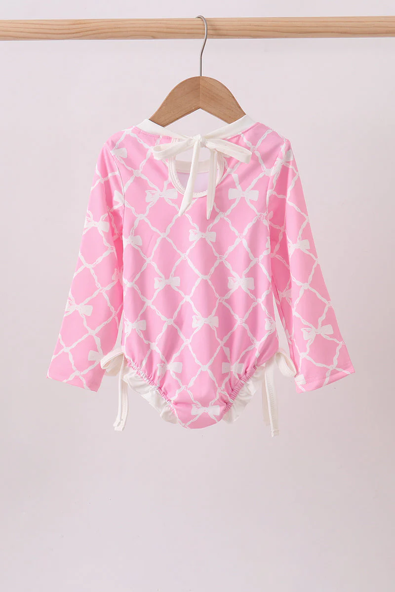 Pink Bow UPF rashguard - Image 5