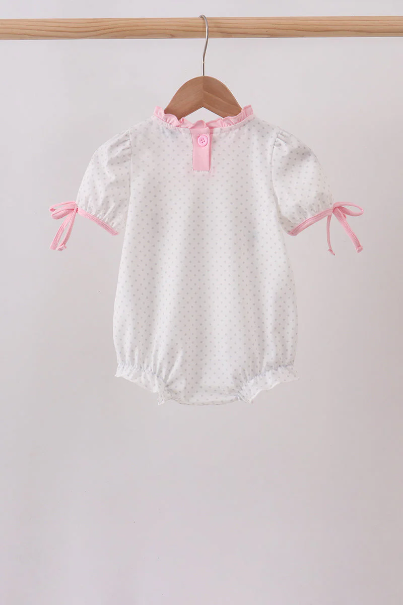 Pink Carousel Embroidered Bubble - Image 2