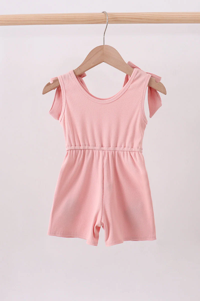 Pink character embroidery jumpsuit - Image 4