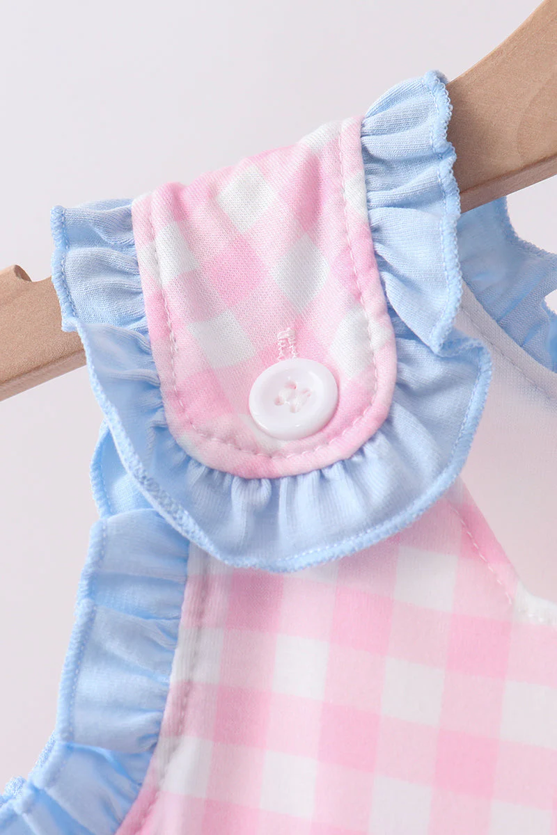 Pink Cow Embroidered Set - Image 3