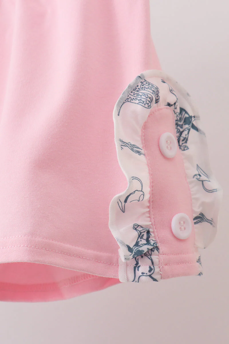 Pink Cowboy Ruffle Set - Image 4