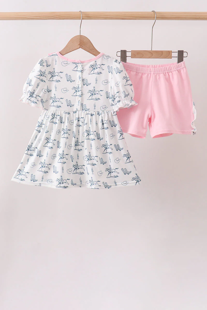 Pink Cowboy Ruffle Set - Image 5