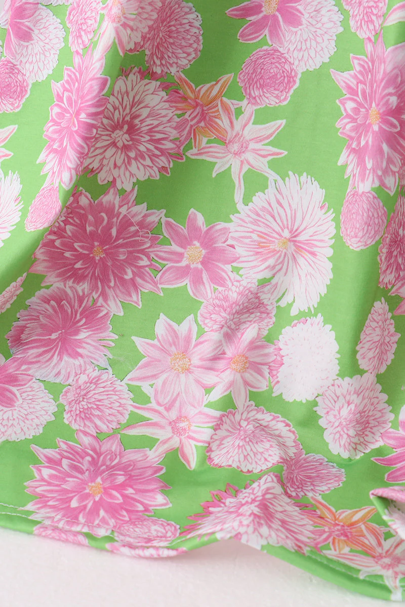 Pink floral dress - Image 4