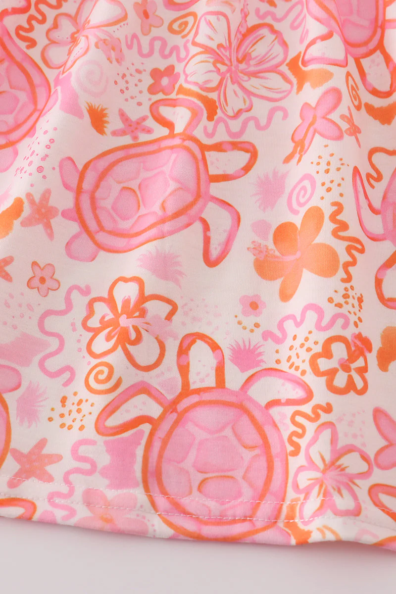 Pink Floral Dress - Image 3