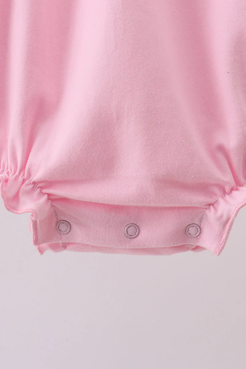 Pink Floral Embroidery Bubble - Image 2