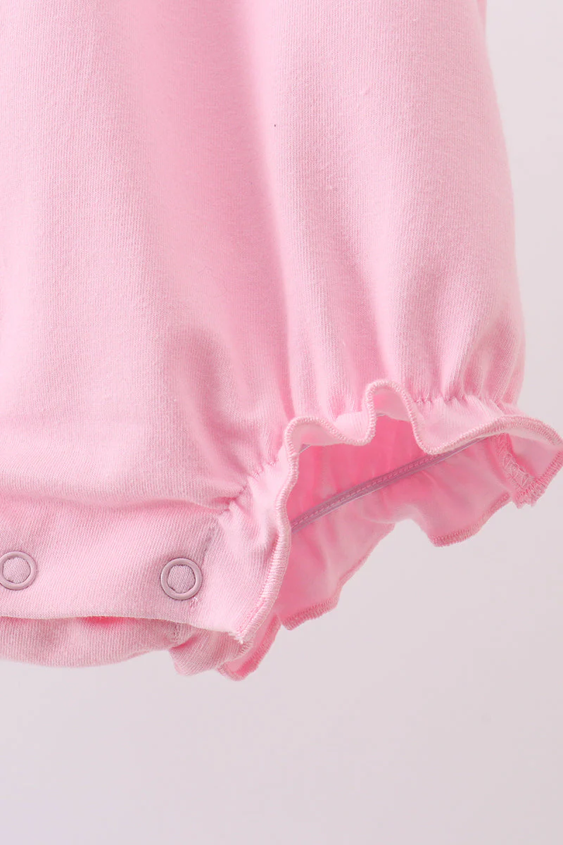 Pink Floral Embroidery Bubble - Image 3