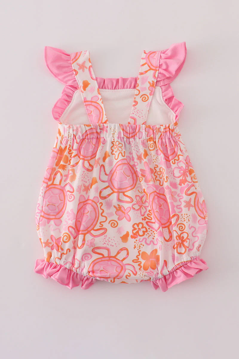 Pink Floral Ruffle Bubble - Image 4