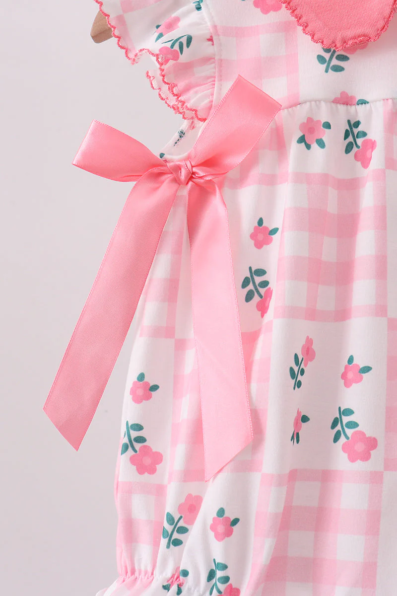 Pink Floral Ruffle Bubble - Image 2
