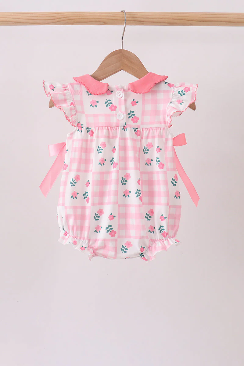 Pink Floral Ruffle Bubble - Image 5