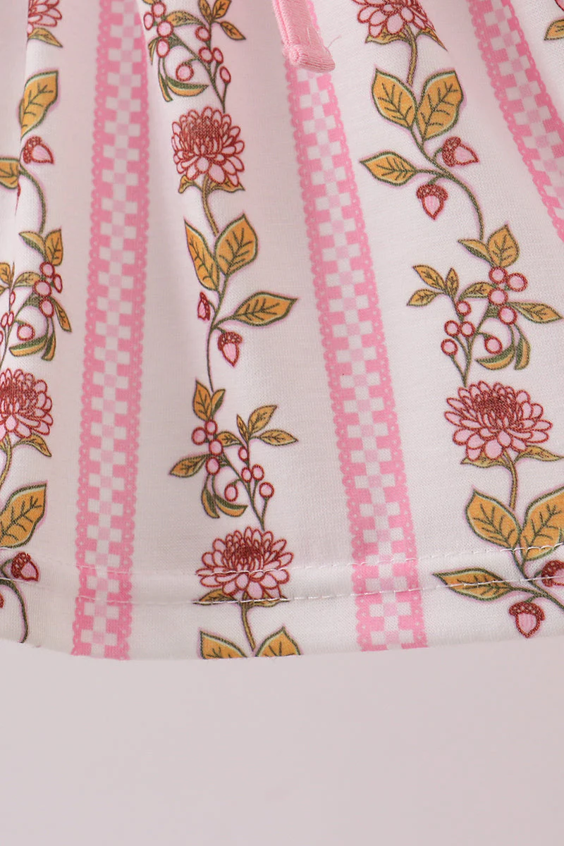 Pink Garden Ruffle Bloomer Set - Image 4
